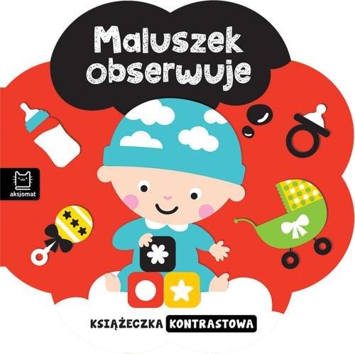 KSIĄŻECZKA KONTRASTOWA MALUSZEK OBSERWUJE