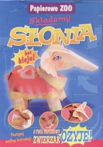 PAPIEROWE ZOO. SKŁADAMY SŁONIA