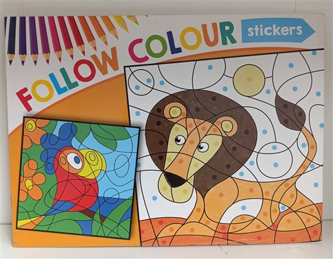FOLLOW COLOUER STICKERS