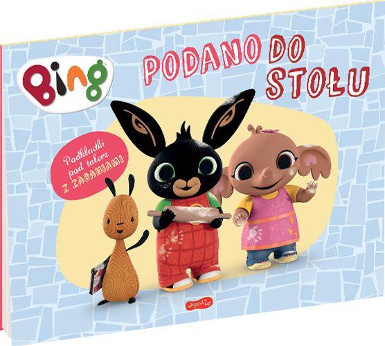 BING. PODANO DO STOŁU. PODKŁADKI POD TALERZ Z ZADA