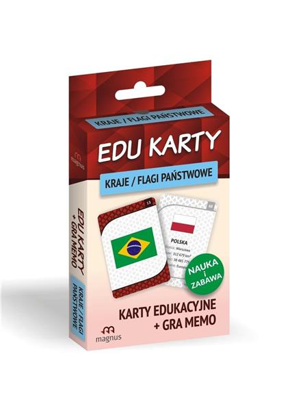 EDU KARTY - KRAJE/FLAGI PAŃSTWOWE