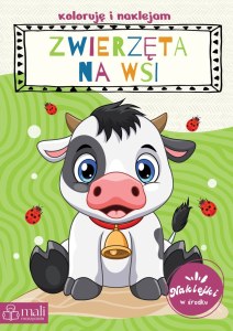 Koloruję i naklejam zwierzeta na wsi