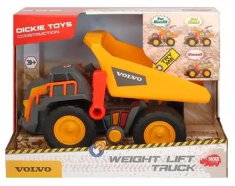 Dickie Construction. Wywrotka Volvo z dźwiękiem..