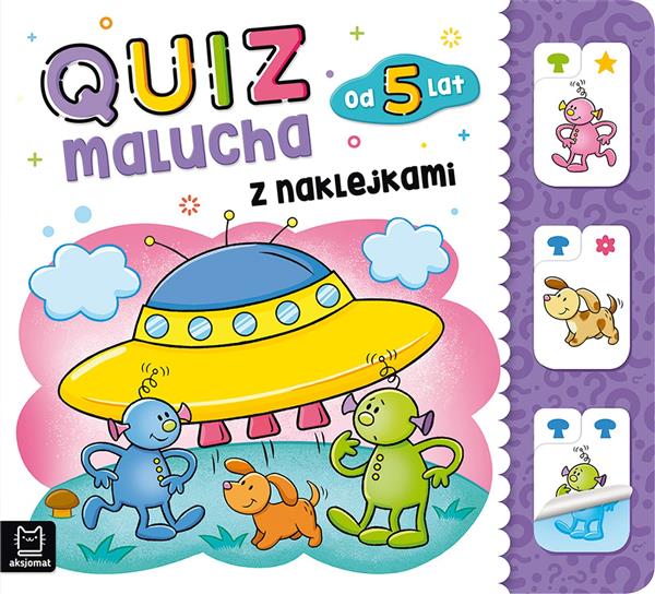 QUIZ MALUCHA Z NAKLEJKAMI OD 5 LAT