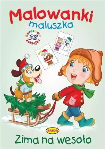 MALOWANKI MALUSZKA. ZIMA NA WESOŁO