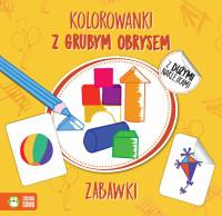 ZABAWKI KOLOROWANKI Z GRUBYM OBRYSEM