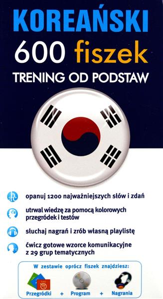 KOREAŃSKI. 600 FISZEK. TRENING OD PODSTAW