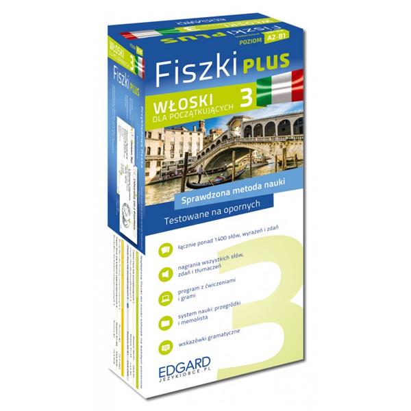 FISZKI PLUS. WŁOSKI DLA POCZĄTKUJĄCYCH 3. POZIOM A