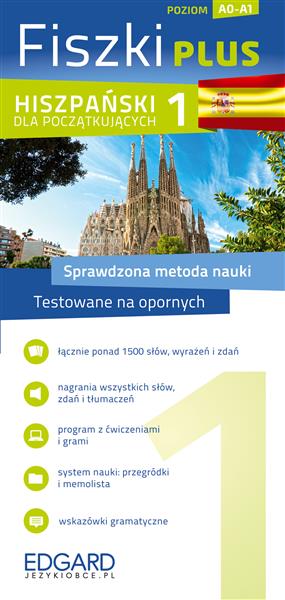 HISZPAŃSKI. FISZKI PLUS DLA POCZĄTKUJĄCYCH 1 WYD.