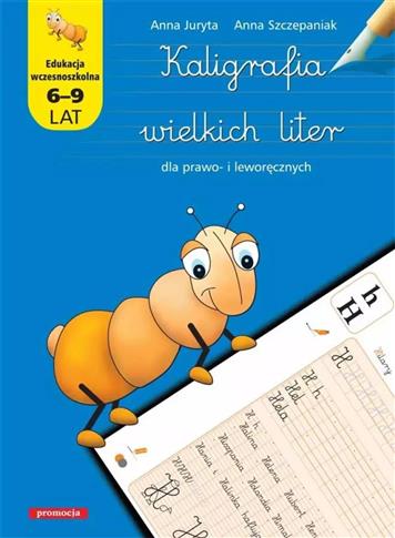Kaligrafia wielkich liter dla prawo- i