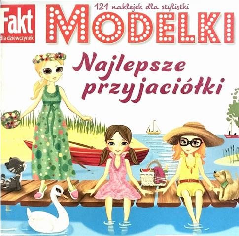 MODELKI NAJLEPSZE PRZYJACIÓŁKI 121 NAKLEJEK DLA