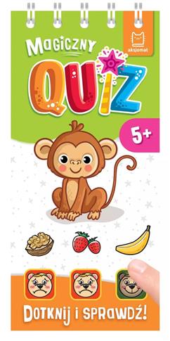 Magiczny quiz z małpką. Dotknij i sprawdź, od 5