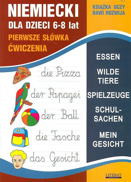 LITERAT/ JĘZYK NIEMIECKI DLA DZIECI NR4/ 8540 /C/
