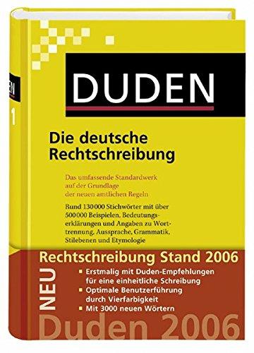 DUDEN 1. DIE DEUTSCHE RECHTSCHREIBUNG
