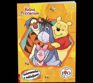 Disney Kubuś i przyjaciele Kolorowanka z naklejkami NA-9147
