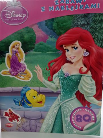 Disney Księżniczka. Zabawy z naklejkami