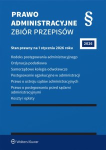 Prawo administracyjne. Zbiór przepisów. 2026