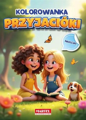 KOLOROWANKA PRZYJACIÓŁKI Z NAKLEJKAMI