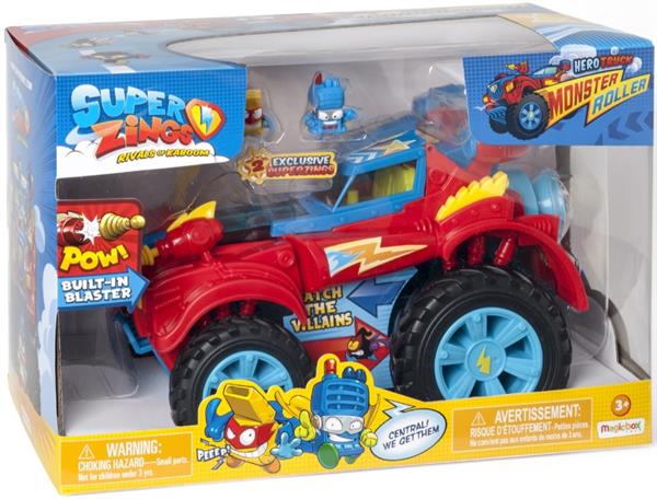 SUPER ZINGS. MONSTER ROLLER. POJAZD BOHATERÓW