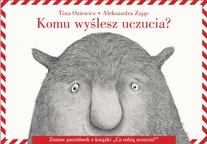 Komu wyślesz uczucia? Zestaw pocztówek z książki „Co robią uczucia?” wyd. 2022