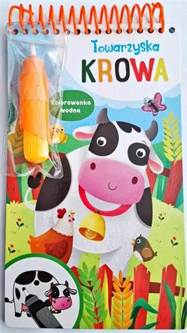 TOWARZYSKA KROWA. KOLOROWANKA WODNA