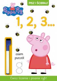 PEPPA PIG. PISZ I ŚCIERAJ 1 2 3