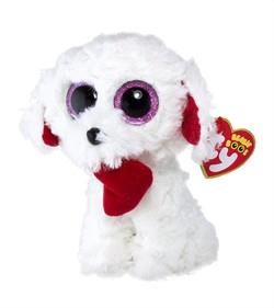 MASKOTKA BEANIE BOOS BIAŁY PIESEK