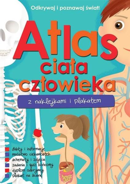 ATLAS CIAŁA CZŁOWIEKA Z NAKLEJKAMI I?