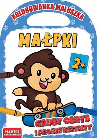 KOLOROWANKA MALUSZKA. MAŁPKI
