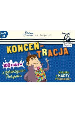 KAPITAN NAUKA.KONCENTRACJA 100 ZABAW Z DET. MOTYW.
