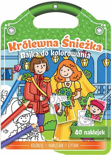 BAJKA DO KOLOROWANIA. KRÓLEWNA ŚNIEŻKA
