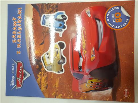 disney pixar auta zabawy z naklejkami