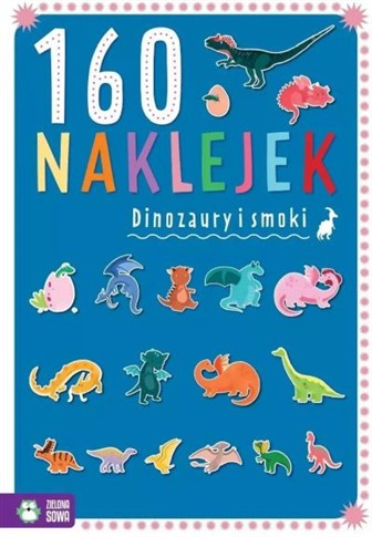 DINOZAURY I SMOKI. 160 NAKLEJEK