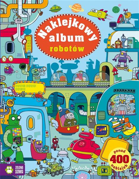 NAKLEJKOWY ALBUM ROBOTÓW