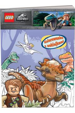 LEGO JURASSIC WORLD. KOLOROWANKA Z NAKLEJKAMI