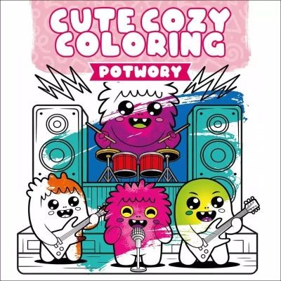 CUTE COZY COLORING. POTWORY