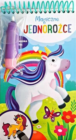 MAGICZNE JEDNOROŻCE. KOLOROWANKA WODNA