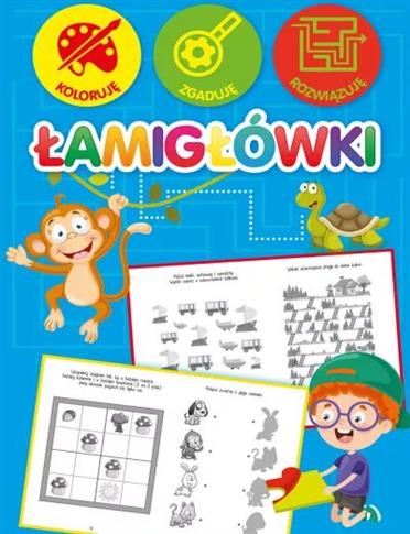 Łamigłówki. Koloruję, zgaduję, rozwiązuję