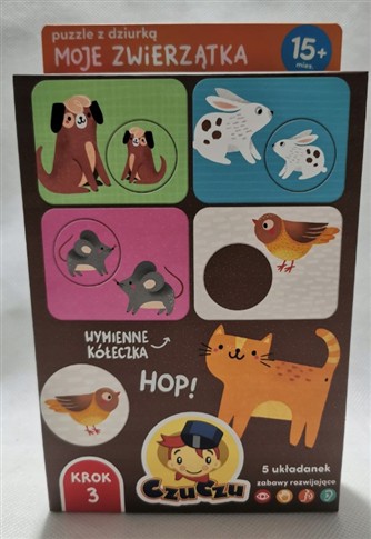 PUZZLE CZUCZU 10 ELEMENTÓW MOJE ZWIERZĄTKA