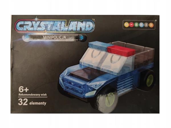 CRYSTALAND MINI POLICJA KLOCKI DO ZŁOŻENIA 32EL