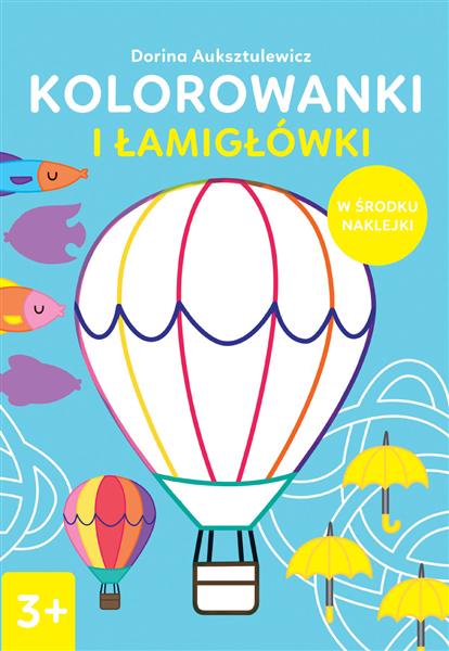 KOLOROWANKI I ŁAMIGŁÓWKI 3+