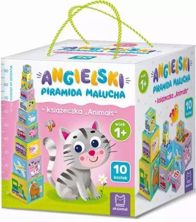 ANGIELSKI. PIRAMIDA MALUCHA + KSIĄŻKA ANIMALS