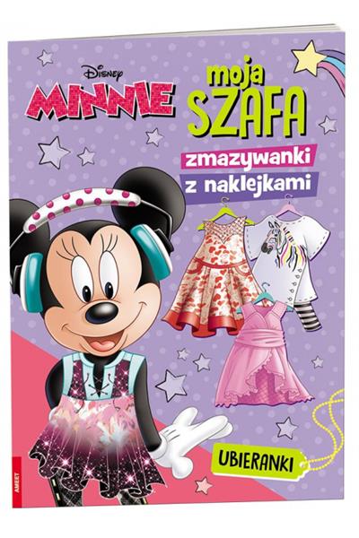 MINNIE. MOJA SZAFA. ZMAZYWANKI Z NAKLEJKAMI