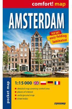 AMSTERDAM MIDI 1:15 000 PLAN MIASTA