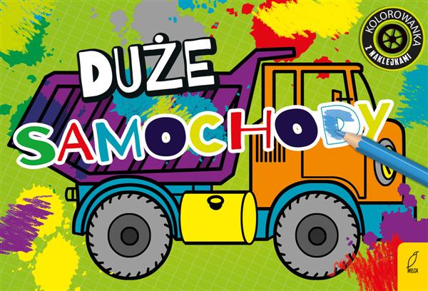DUŻE SAMOCHODY. KOLOROWANKI