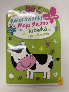 Kolorowanki Moja śliczna krówka i przyjaciele