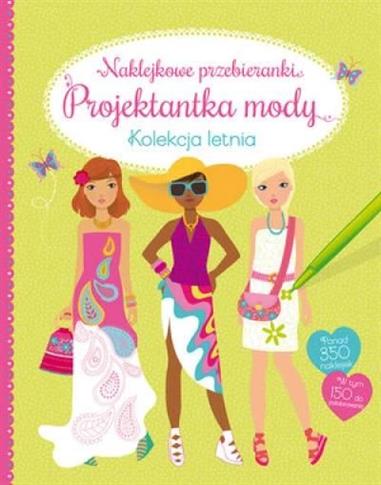Naklejkowe przebieranki. Projektantka mody.