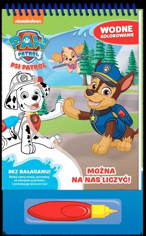 Można na nas liczyć. Psi Patrol. Wodne kolorowanie