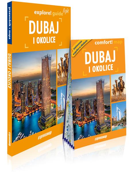 DUBAJ I OKOLICE LIGHT: PRZEWODNIK + MAPA