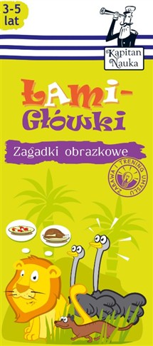 Zagadki obrazkowe Łamigłówki 3-5 lat